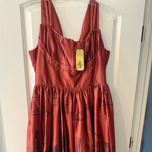 CUSTOM PUEBLO BORDER PRINT DRESS from Rockin Bettie - Picture 2 of 4